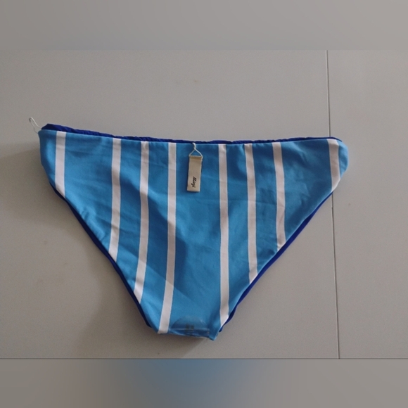 Maaji Sail Sublimity Bikini Bottom - Blue. Size XL - Picture 6 of 11